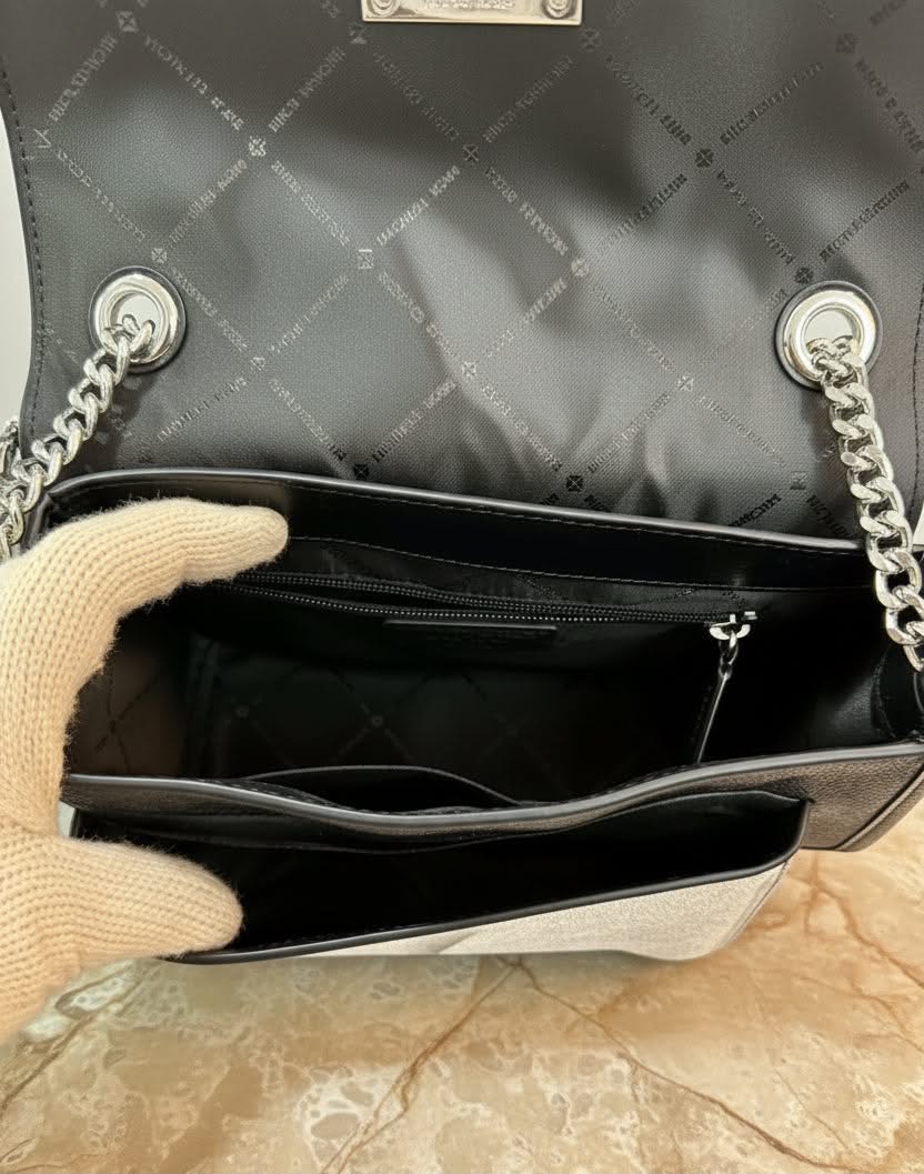 MICHAEL KORS REGINA MEDIUM FLAP CONVERTIBLE CHAIN SHOULDER BAG/CROSSBODY