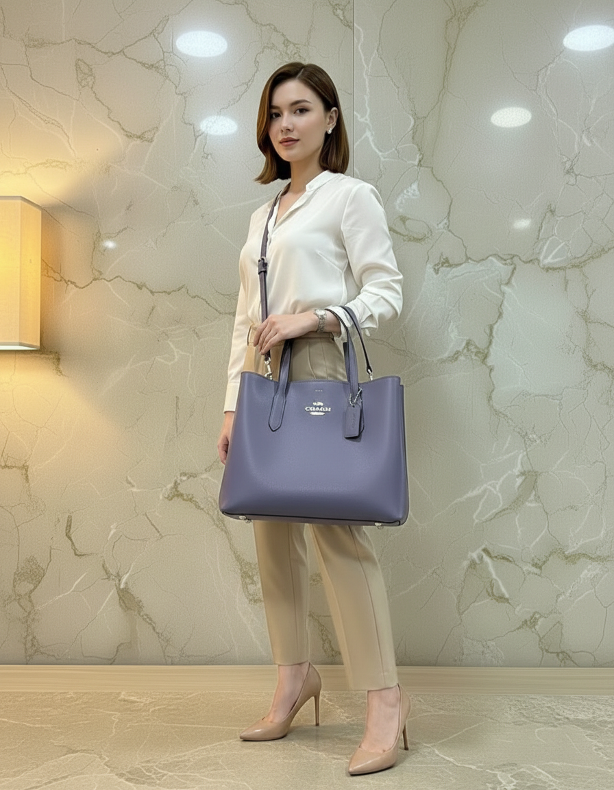 COACH AVENUE CARRYALL - DUSTY/LAVENDER COLOR