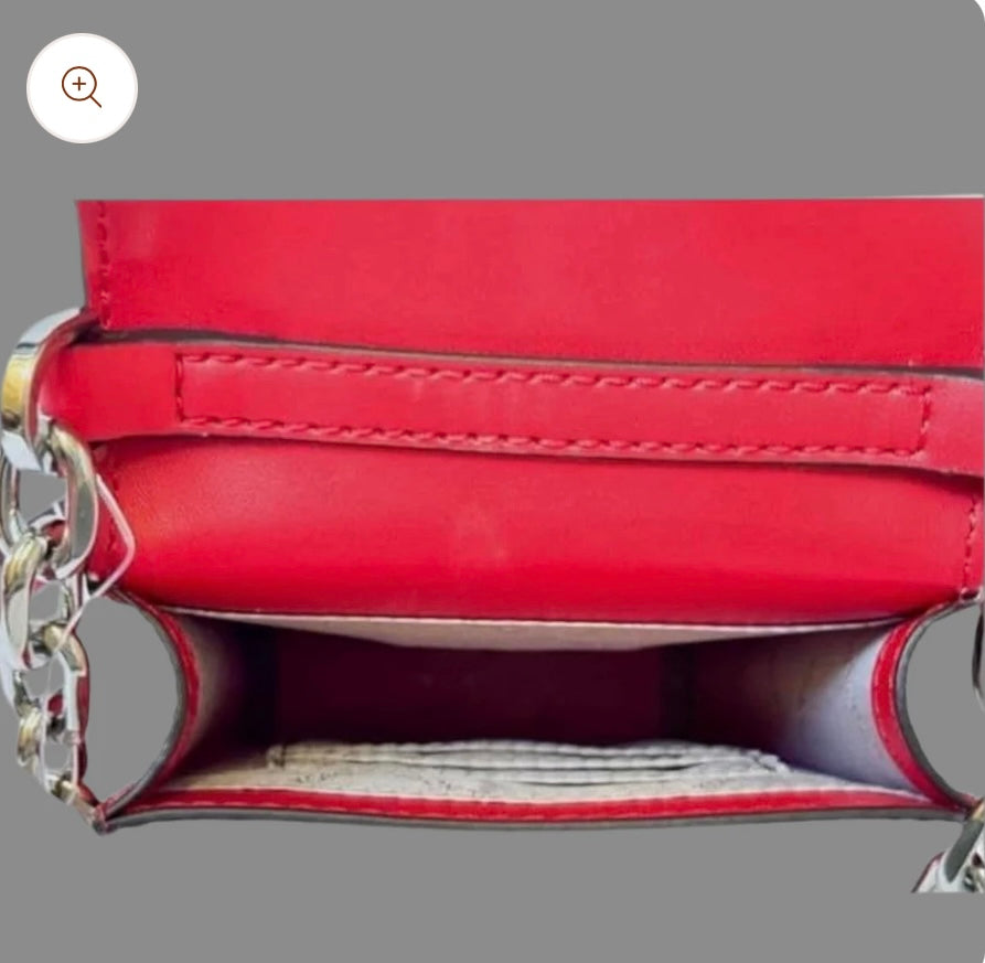 MICHAEL KORS CARMEN SMARTPHONE CROSSBODY - RED