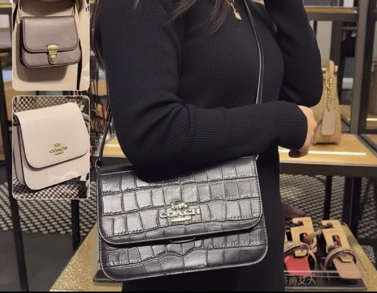 COACH BRYNN FLAP CROSSBODY - MIDNIGHT NAVY