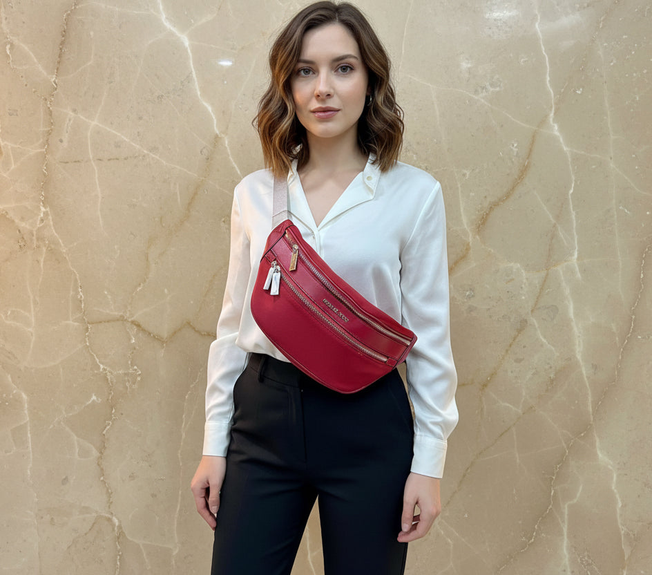 MICHAEL KORS KENLY MEDIUM NYLON WAISTPACK