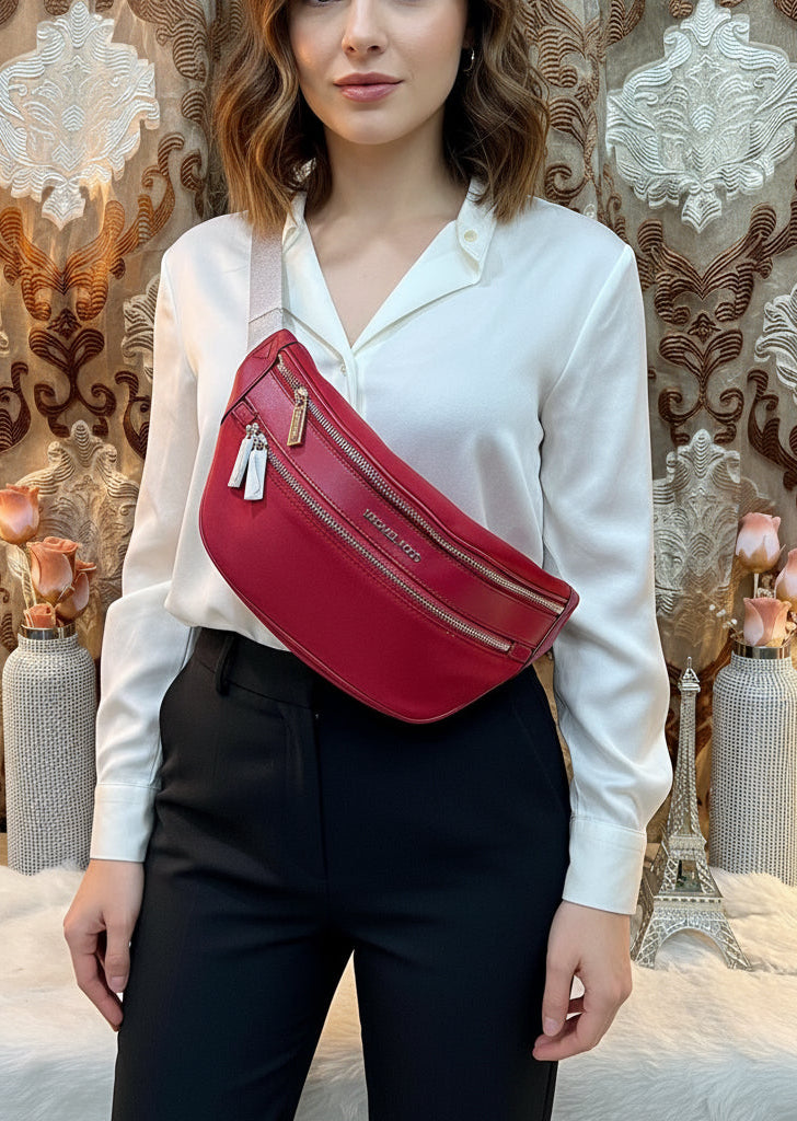 MICHAEL KORS KENLY MEDIUM NYLON WAISTPACK