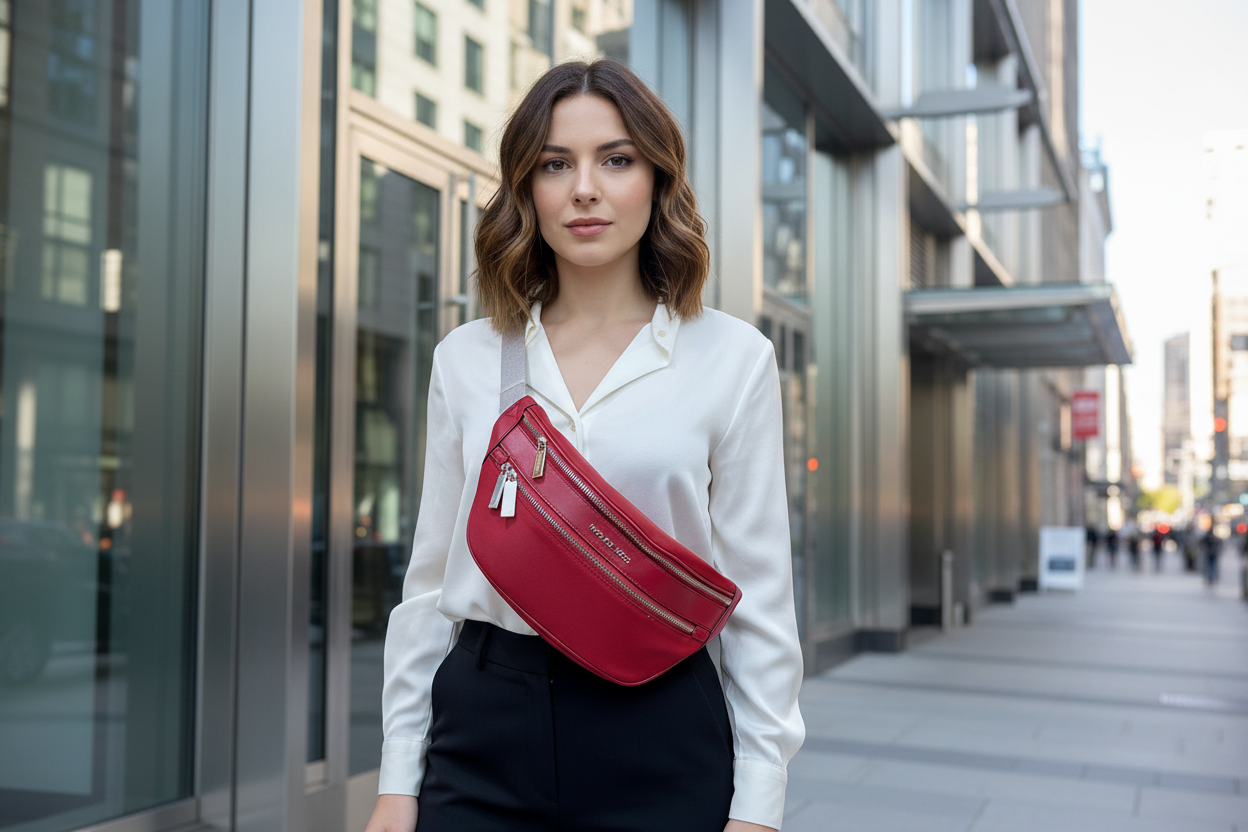 MICHAEL KORS KENLY MEDIUM NYLON WAISTPACK