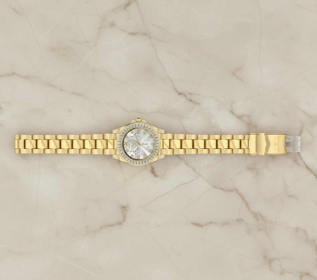 ساعة إنفيكتا أنجل النسائية - لون ذهبي