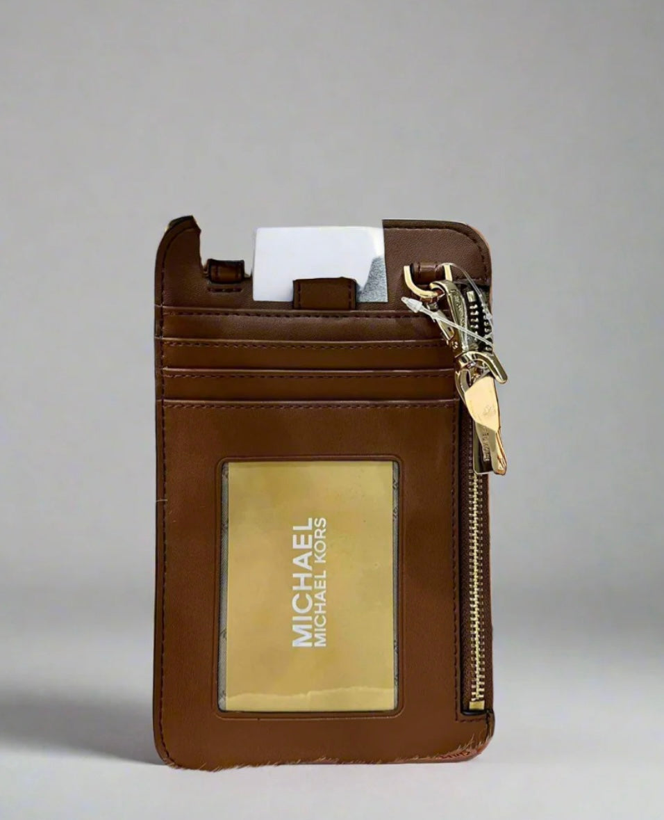 MICHAEL KORS LOGO SMARTPHONE CROSSBODY