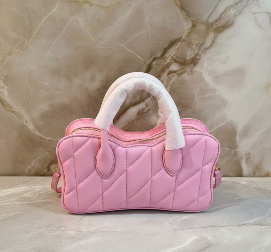 COACH BOW SATCHEL WITH QUILTING
