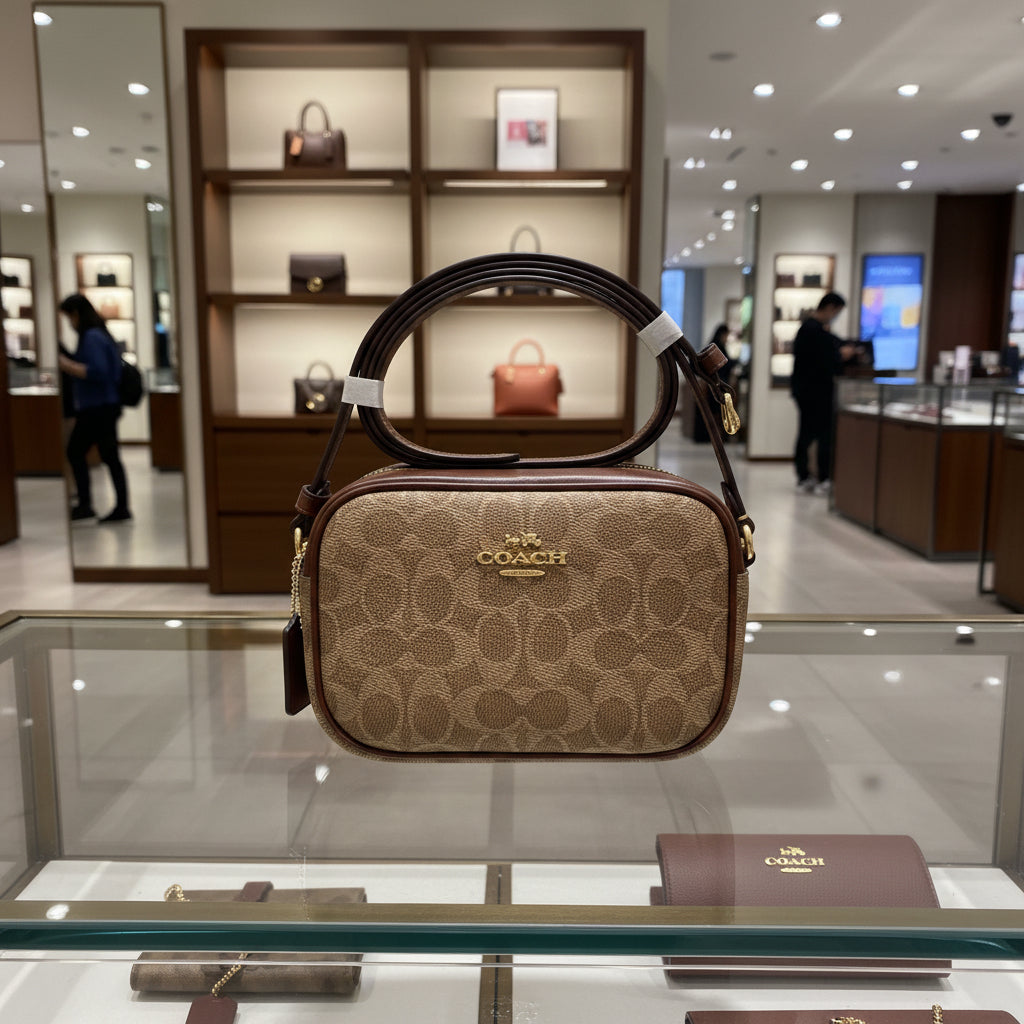COACH MINI JAMIE - SALE‼️ WITH A TINY PEEL OFF IN FRONT - CAMERA BAG/CROSSBODY