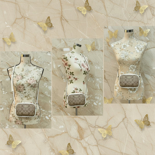 COACH 3 in 1 CONVERTIBLE CROSSBODY/BELTBAG/BODY BAG ( 1 CROSSBODY STRAP ONLY ) IN SIGNATURE KHAKI/IVORY